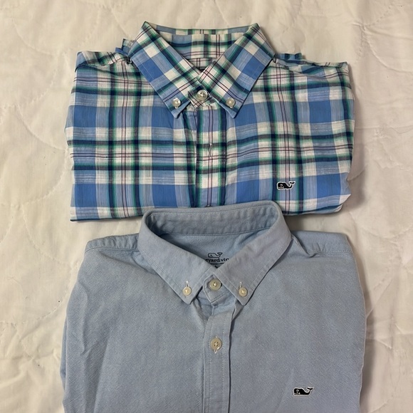 Vineyard Vines Boys Button Down Shirts (2) size Large - Picture 2 of 8